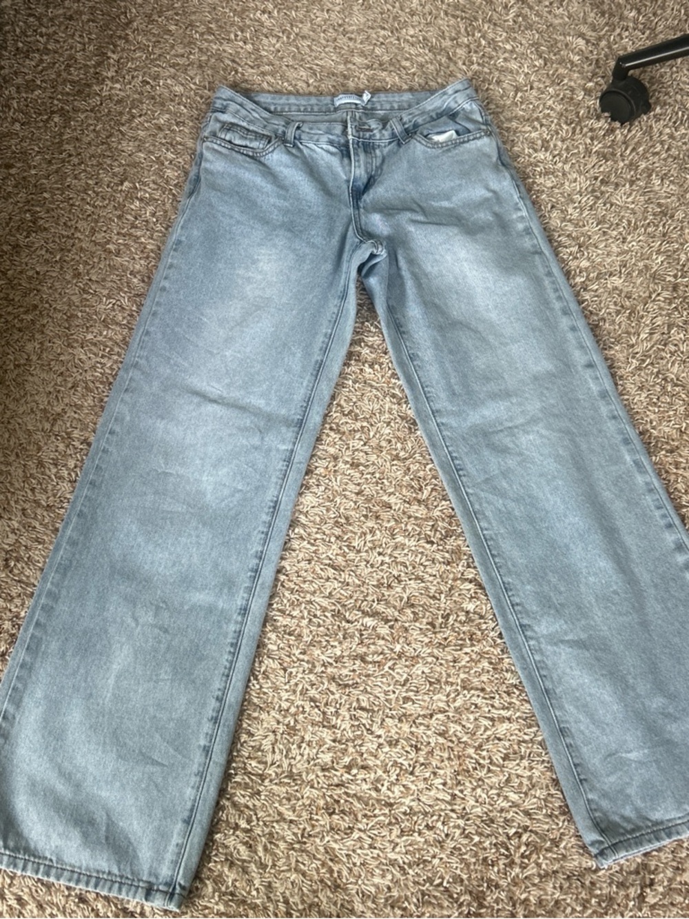 Women's low waist light Blue baggy jeans